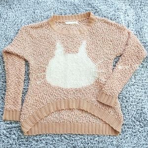 cat knit sweater